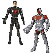 DC Universe Batman Beyond and Cyborg Variant Action Figures